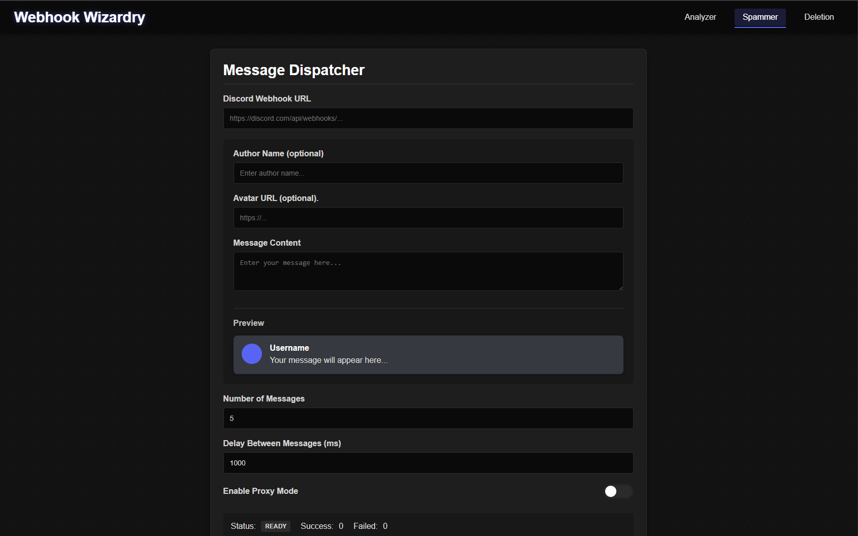Webhook Wizardy preview